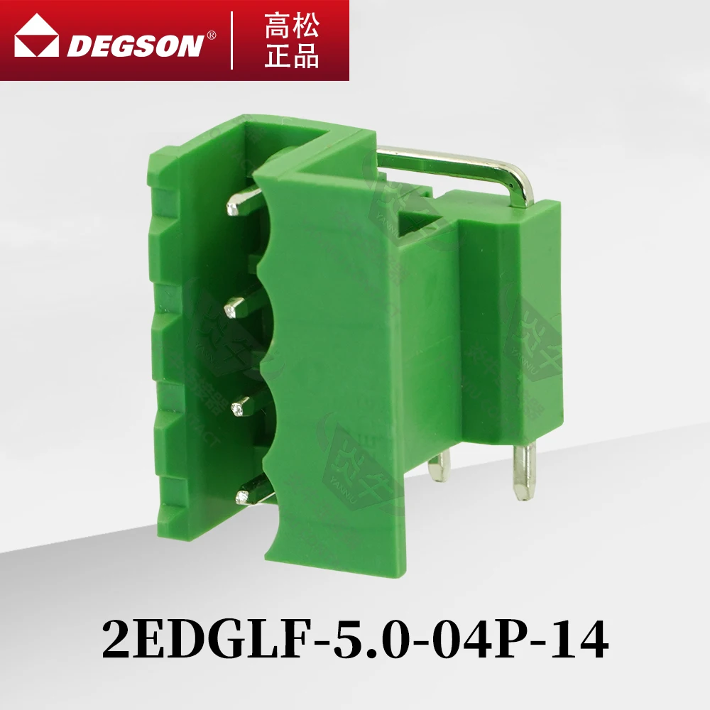 

10Pcs DEGSON 2EDGLF-5.0 2EDGRF-5.0 Pluggable PCB terminal blocks Phoenix Contact MSTBO2.5-G1L KF2EDGLF KF2EDGRF 5.0mm 2PIN-4PIN