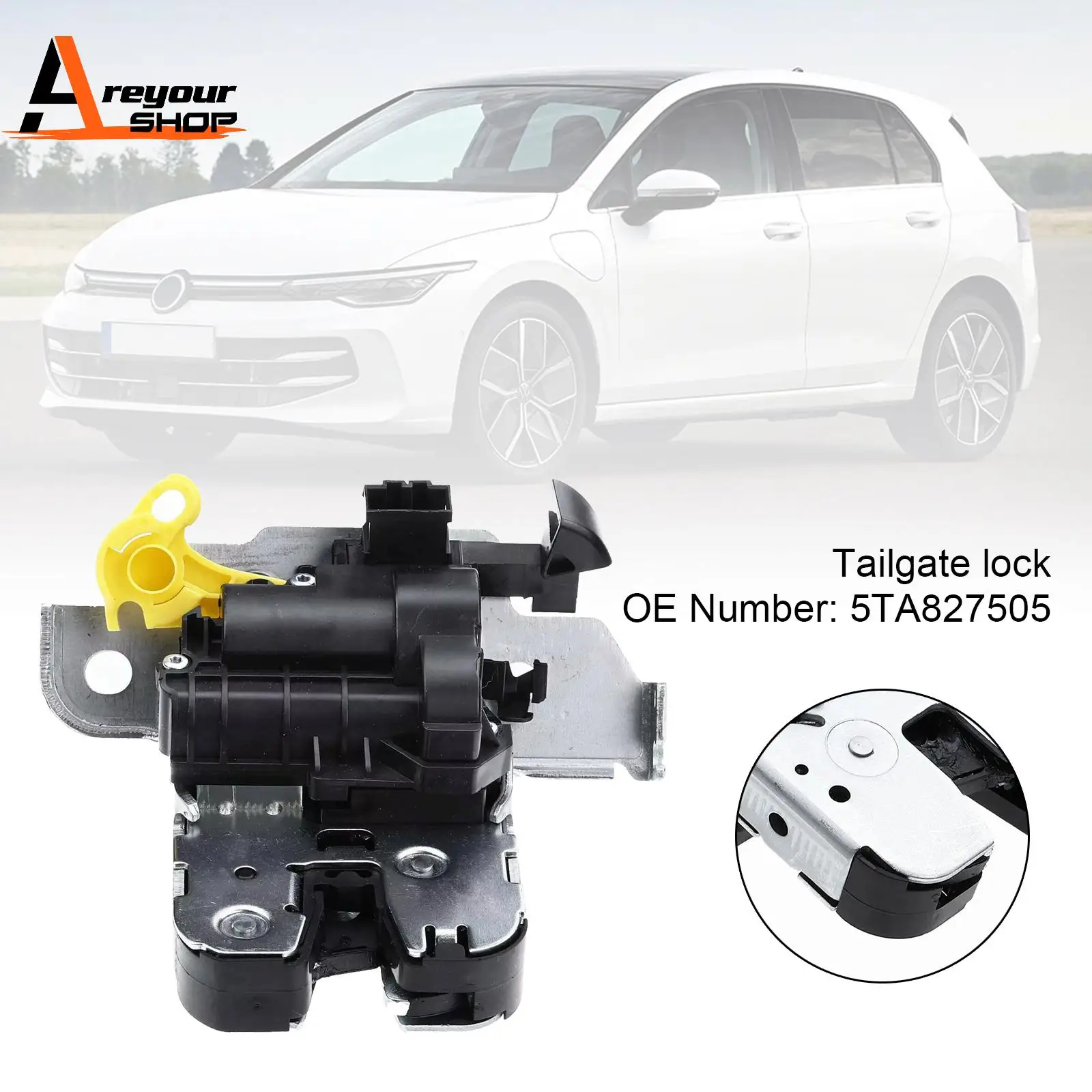 

Tailgate lock 5TA827505 for VW Golf VIII Passat Tiguan Touran 5T1 Touareg Arteon