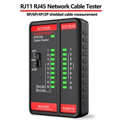 HT812A Network Cable Tester UTP LAN Cable Finder RJ11 RJ45 Master And Remote Set Alignment Meter Telephone Line Detector Tracker