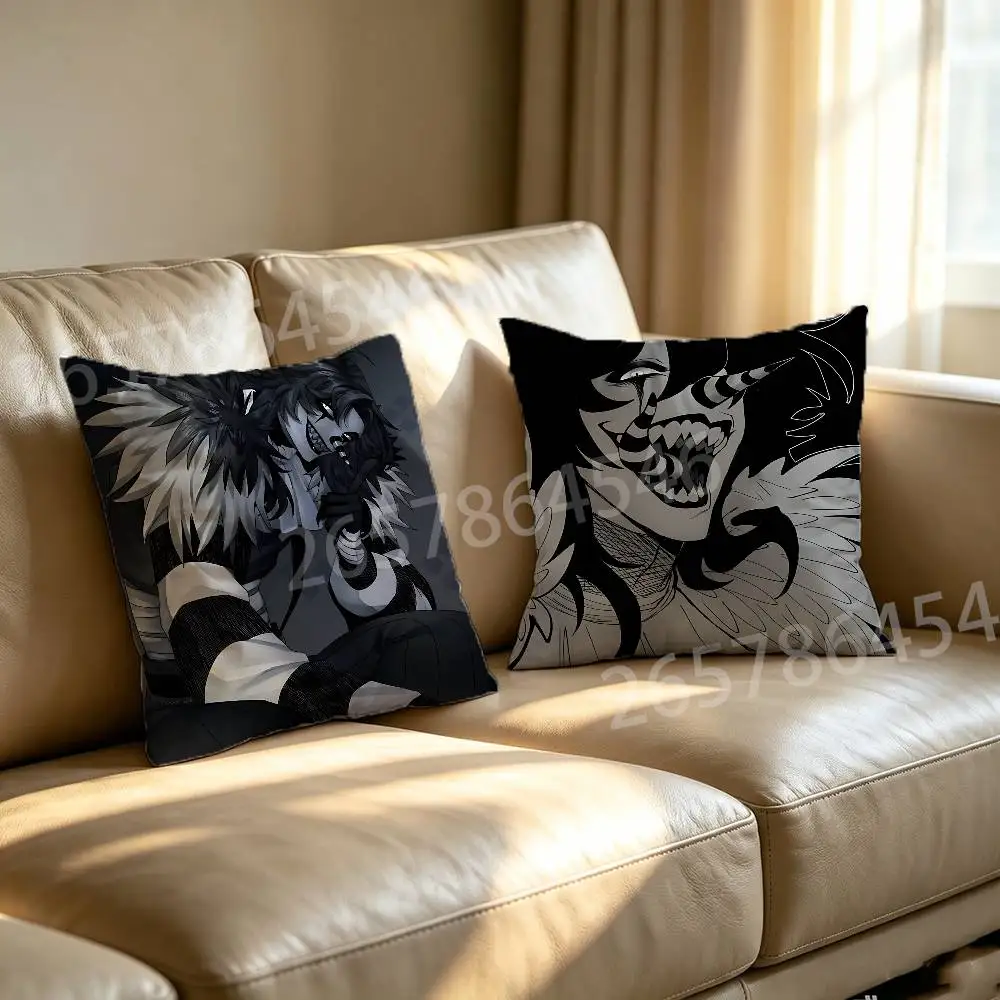 C-Creepypasta Laughing Jack Pillow Case For Room Sofa Cushion Cover Suitable For Home Bedroom Decoration And Protector