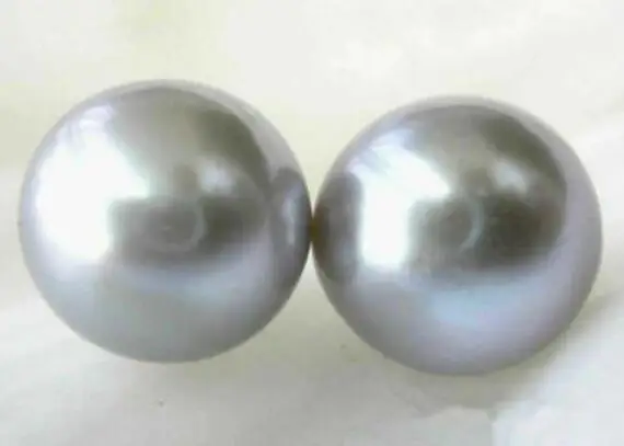 925 Silver Natural Freshwater Tahiti Pearl Earrings Jewelry