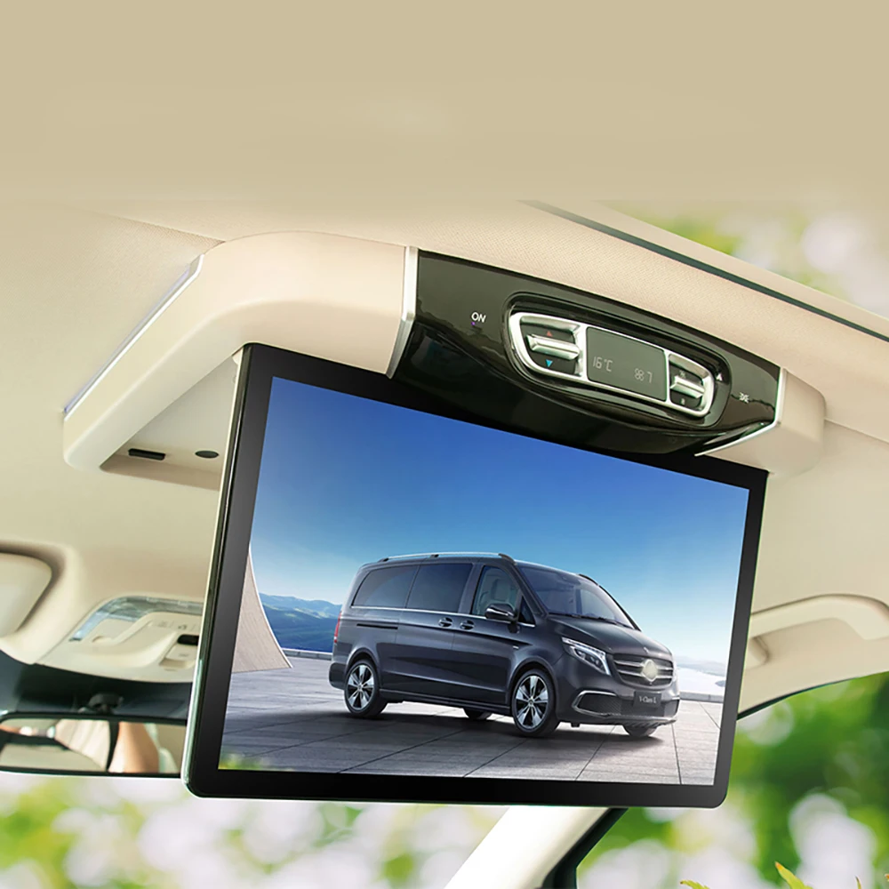 1920*1080 For Benz V260 V260L V-class Roof Screen Ceiling Monitor Android 12 Multimedia Video Player Mirror Link Remote Control