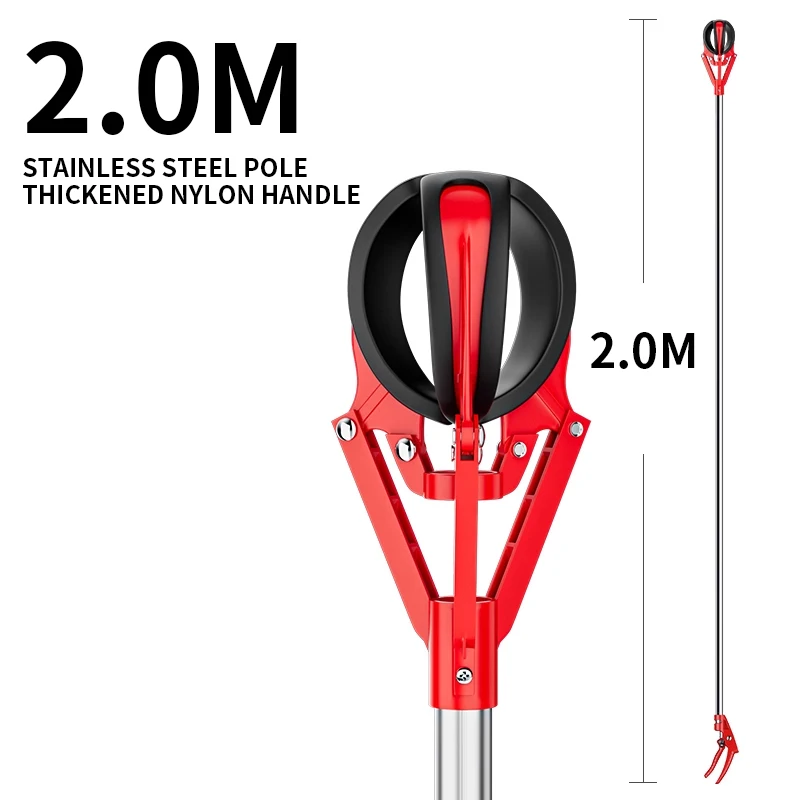 Apple picking tool fruit picking artifact telescopic pole high altitude claw fruit peach three claw picking fruit picking device
