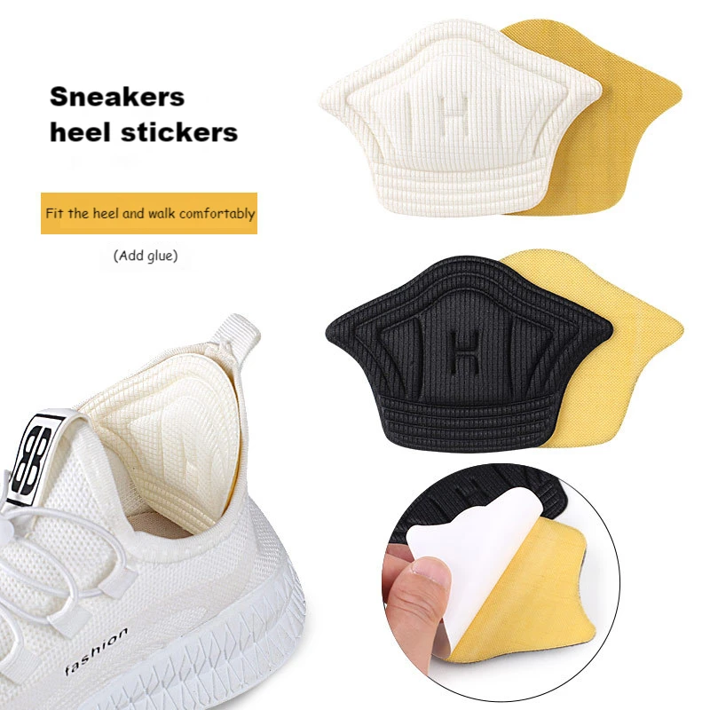 1 Pair Heel Insert Stickers Cushion Soft and Comfortable Pads Wear-resistant Thicker Sport High Heels Adjustable Feet Protect