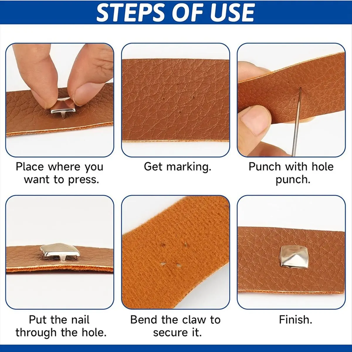 

1300 шт., 10 мм, серебряные шпильки-пирамиды для одежды, четырехкулачковые квадратные металлические шпильки для поделок, шпильки с шипами для изготовления кожи