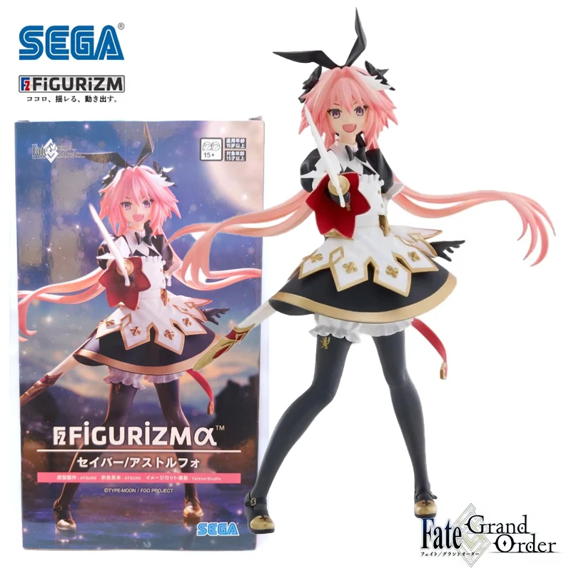 

Оригинальный SEGA FIGURIZMα Fate/Grand Order Astolfo ПВХ 21 см аниме фигурки модель коллекция игрушка в подарок