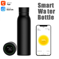 Tuya Smart Heat Cup Smart Life 600ML Portable LCD UV disinfection Temperature Water Consumption Record vacuum thermos Bottle