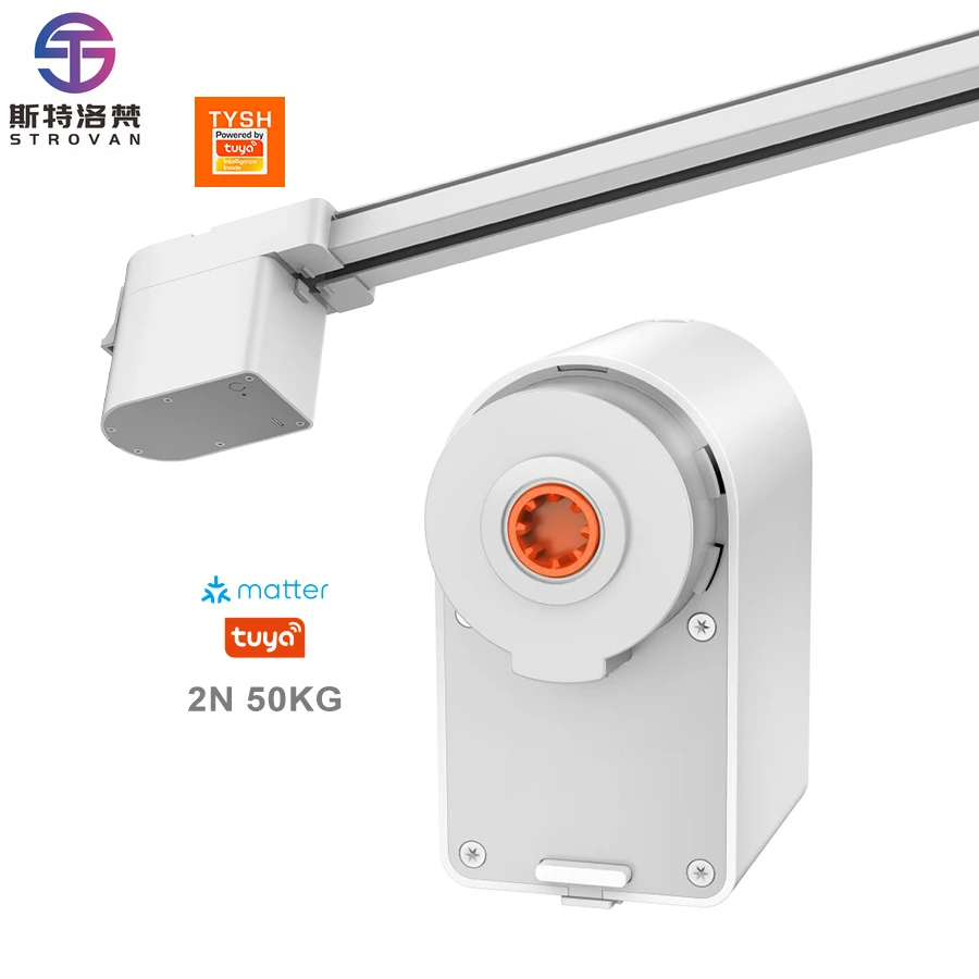 

STLF Mini Smart Matter Curtain Motor 2n50kg Motorized Curtain System Automatic Electric Remote Control Automatic Curtain Opener
