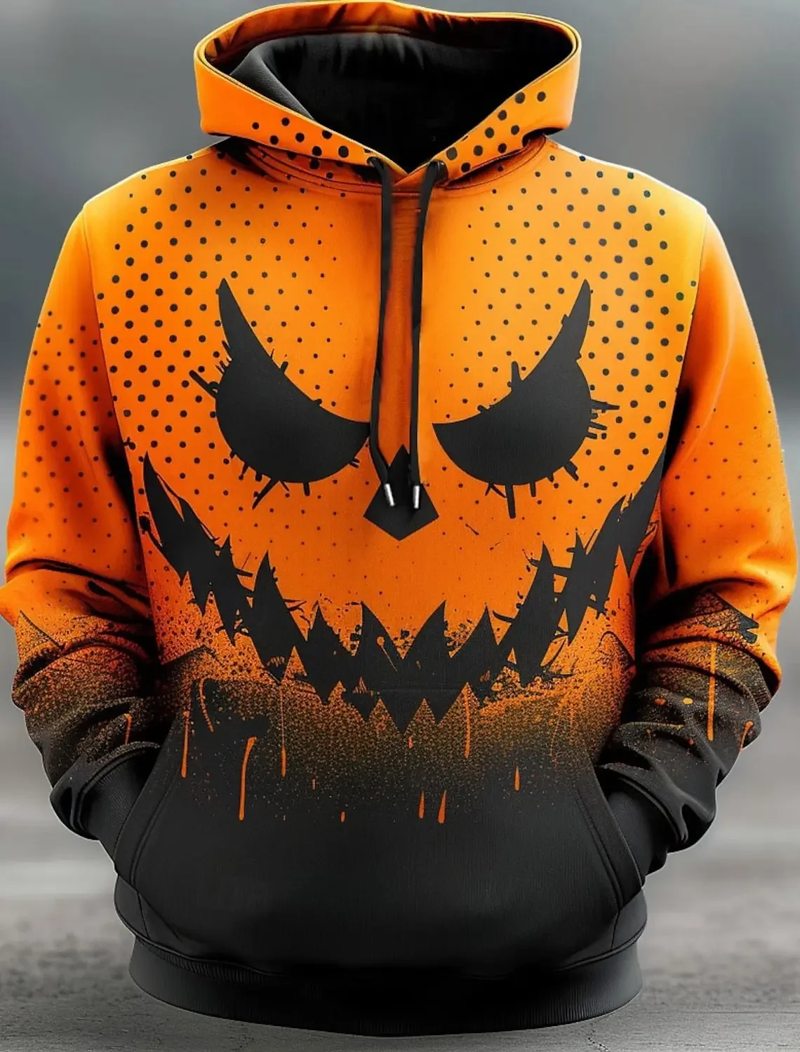 

Halloween Men's Pattern Hoodie Pumpkin Graphic 3D Printed Classic Pullover Autumn Fashion Casual Sweatshirt Street Harajuku Tops