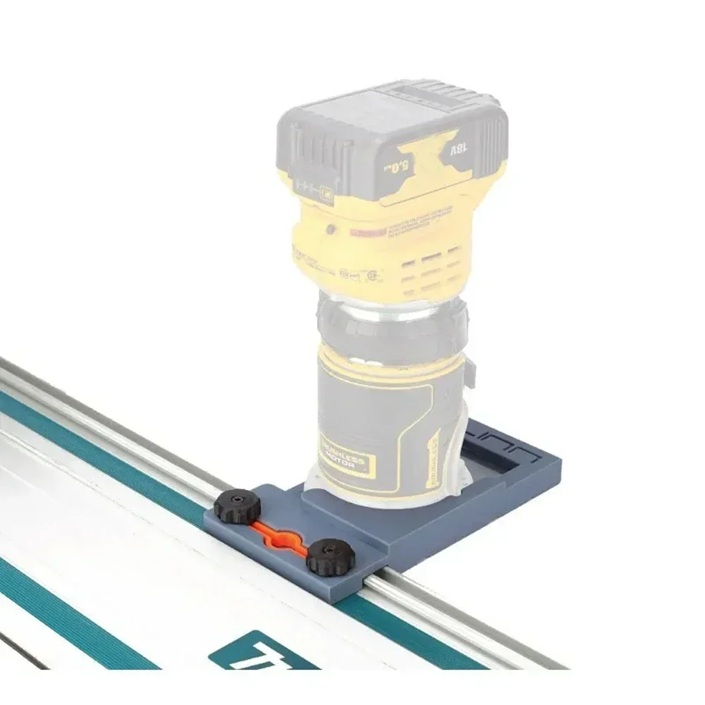 Track Rail Guide for DeWalt Router to Makita Track Rail Guide Adaptor DCW600 18v Adapter (Not include tools and battery)