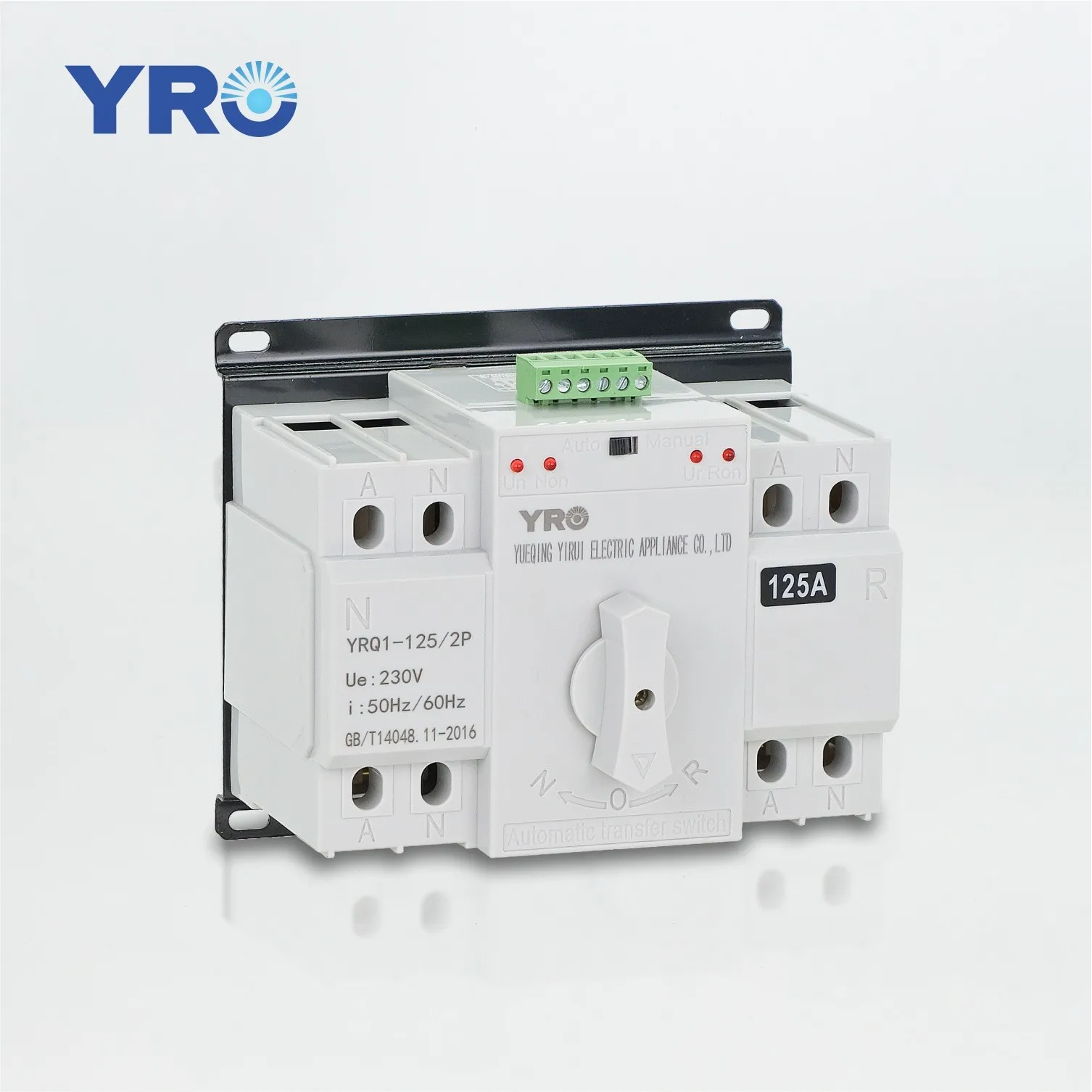 YRO  Dual Power Automatic Transfer SwitchAC ATS 2P 4P 230V 400V 125A CB Class   YRQ2CB-125