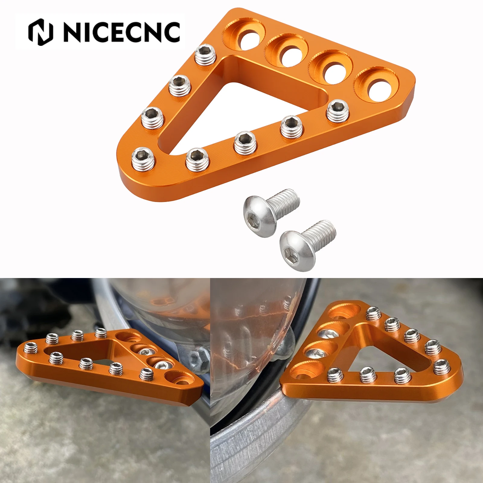 

CNC Moto Brake Pedal Pads Tip for KTM 125 200 250 300 350 400 450 500 SX/SXF/XC/XCF/EXC/EXCF/XCW/TPI/SD/6D 2017-2022 2019 2020