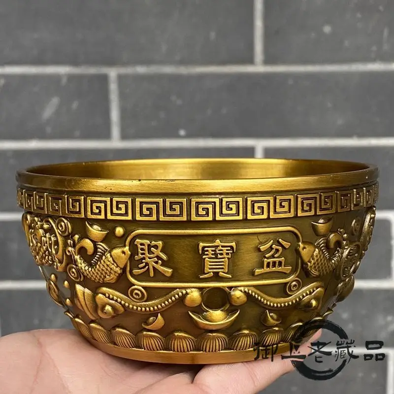 Brass craftsmanship lucky treasure large cornucopia copper ware