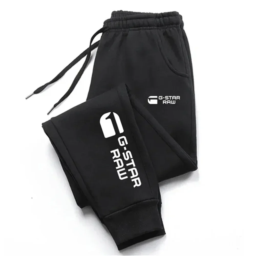 

Long pants for autumn and winter warmth, brushed new men's pants, sports pants, plush and thickened sanitary pants