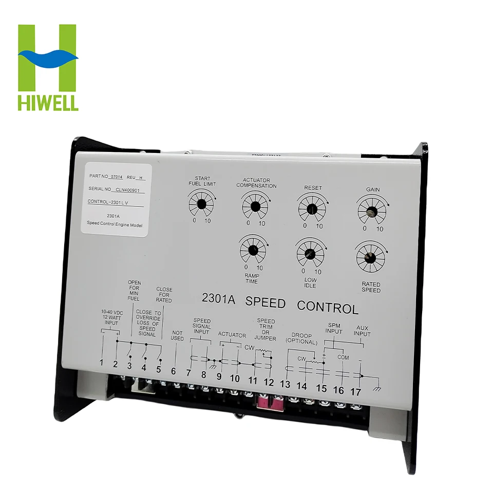 

2301A 9907-014 Speed Governor Control Panel Woodward Speed Controller Generator Parts