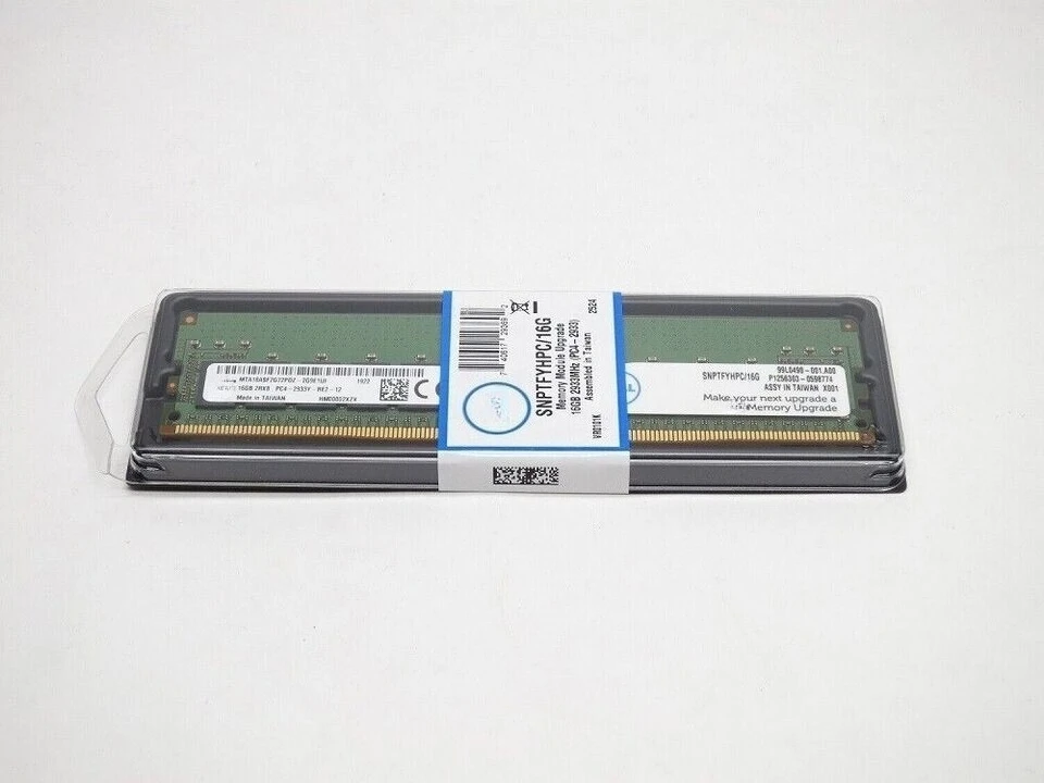 New 16GB  SNPTFYHPC/16G AA579532 2RX8 DDR4 PC4-2933Y RDIMM Server RAM Memory