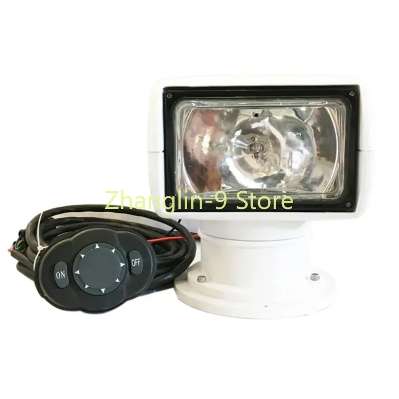 

Marine Boat Spotlight 360 Degree Remote Control Waterproof 12V/24V Xenon/Halogen Searchlight for Truck Boat Marine Driving Light