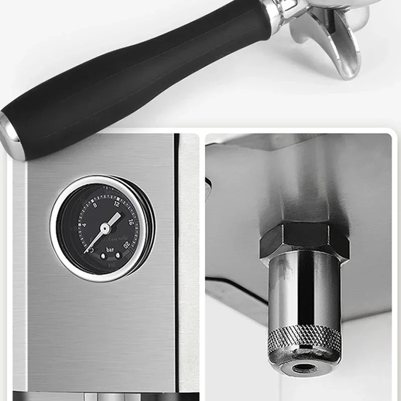 CRM3018 Commercial Coffee Machine, Semi-automatic, for Home Use, Italian Style, Professional, Freshly Ground Milk Tea Shop