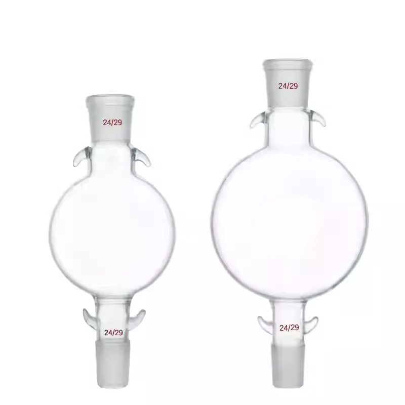 Glass solution storage ball, solution buffer bottle, solvent storage bottle