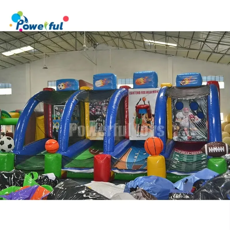 Outdoor Grand Carnival Game Inflatable Games  Custom Inflatable Carnival Game Booth