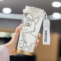 Cartoon Paw Patrol Thermos Cup Thermal Iced Travel Cup Student Cartoon Insulated Cups Kawaii Paw Patrol Anime Kawaii