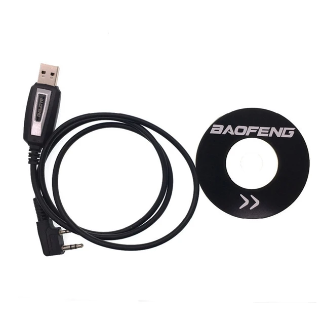 Przenośne radia Kable do programowania USB do walkie-talkie BaoFeng UV5R/888s Kabel USB do transmisji danych K Przewody łączące