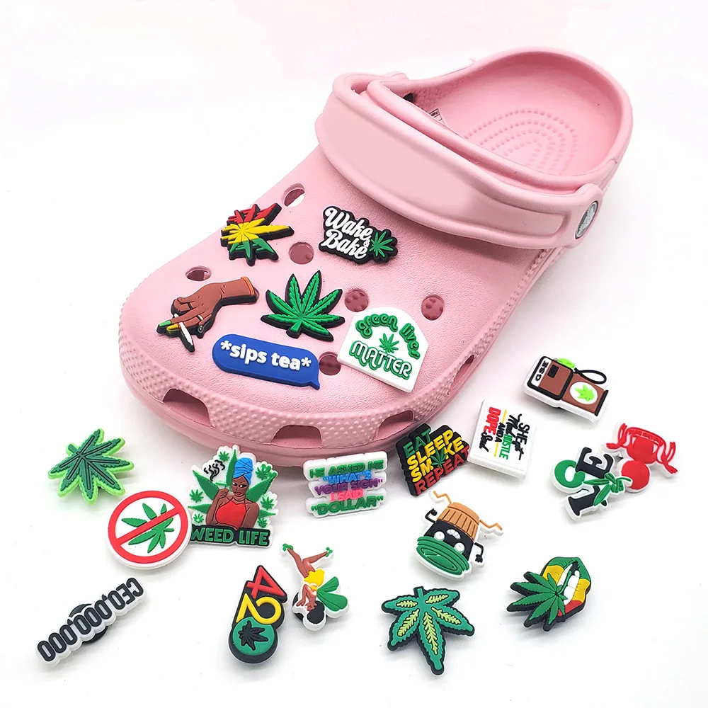 Shoes Accessories Pistol 420 Garden shoes Charm DIY Bracelet Kids Party Gift