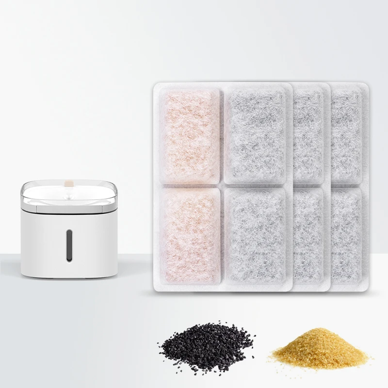 Pet Replacement Activated Carbon Filter Cat Water Dispenser Filter Cartridge Multiple Filtration System for Pet Care Accessory