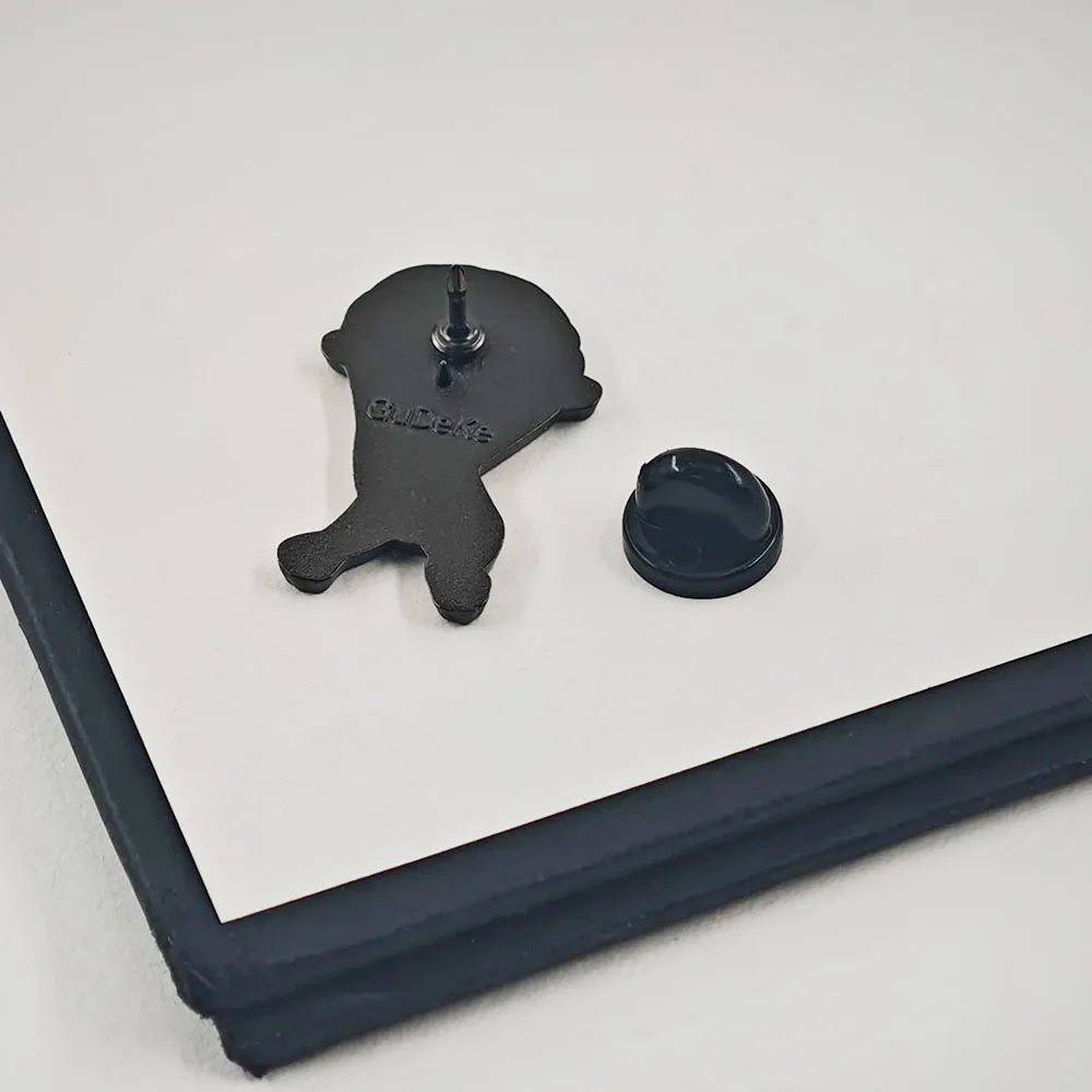 Lustige Katzen-Emaille-Pins mit sarkastischem Meme-Motiv, niedliche weiße Kätzchen-Metallabzeichen, Rucksack-Anstecknadel, Schmuckgeschenk – Detail 3