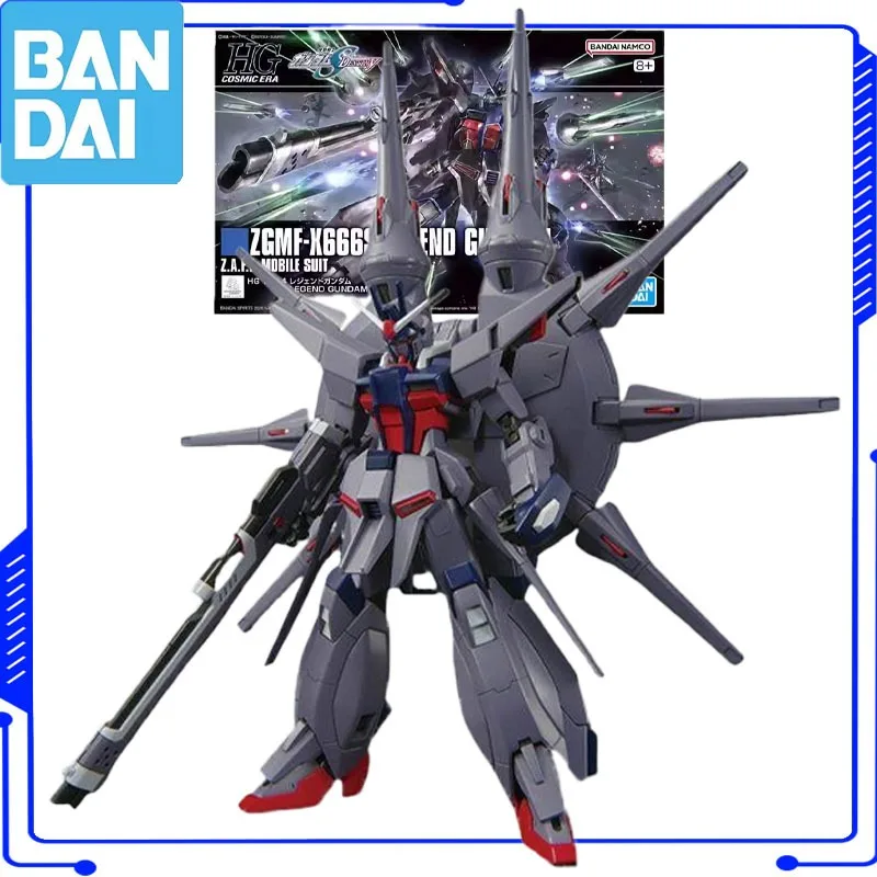 

Bandai Genuine GUNDAM HG 1/144 Action Anime Figure ZGMF-X666S LEGEND GUNDAM Model Kit for Boys Girls Kids Gift Collectible Model