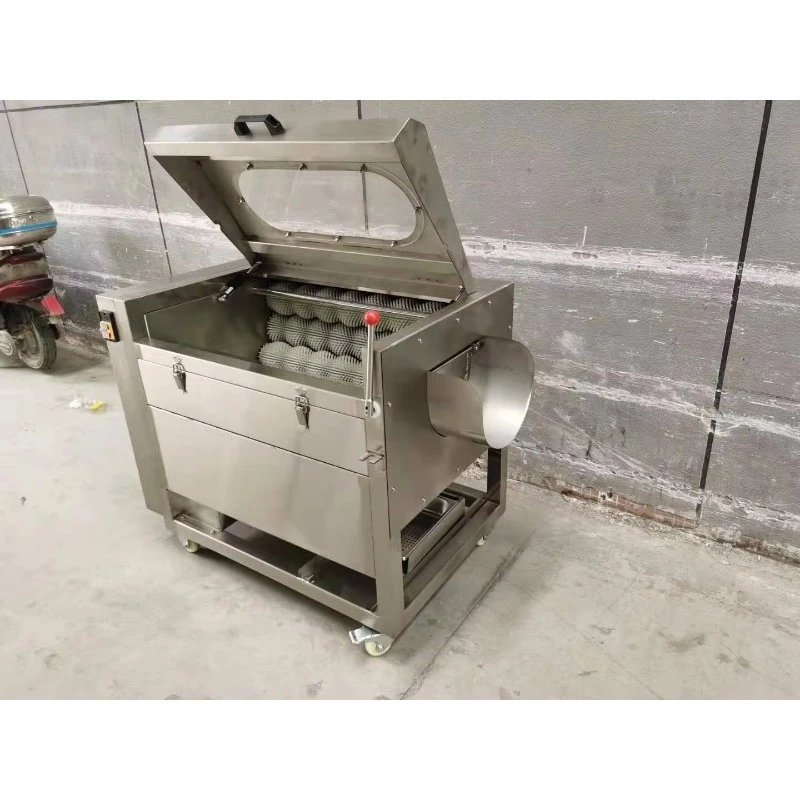 Commercial food grade stainless steel potato cleaning and peeling machine restaurant equipment