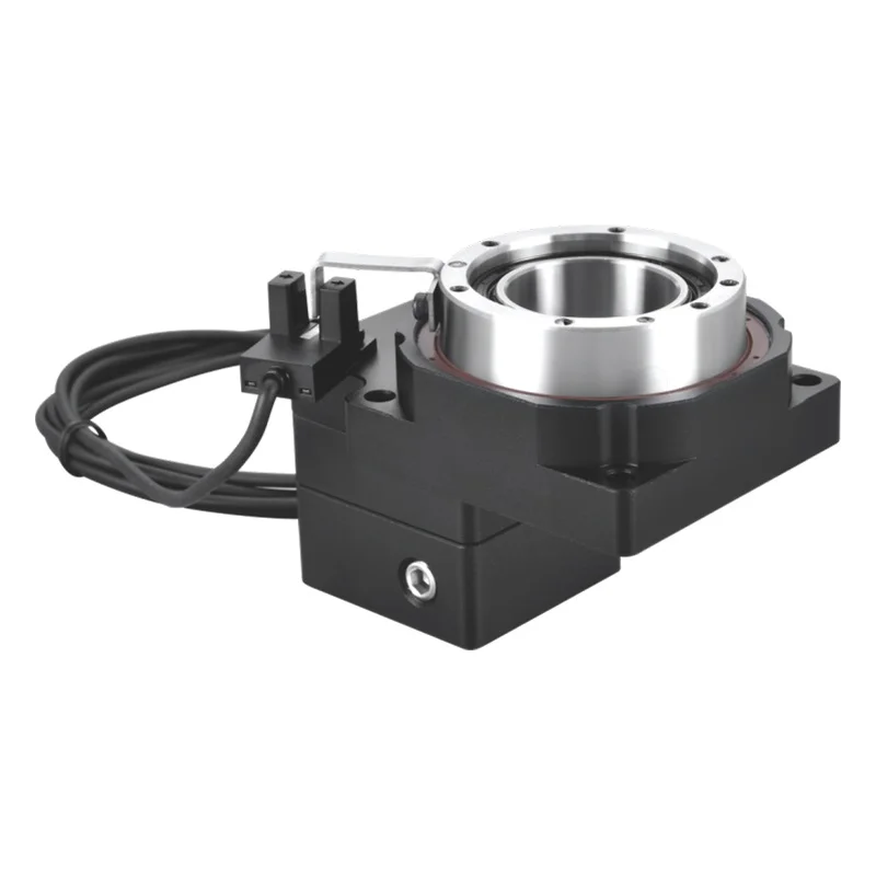 

ZCT62-10 hollow rotating platform electric turntable gearbox reducer ratio 10:1 for 40 frame 100w AC servo motor input shaft 8mm