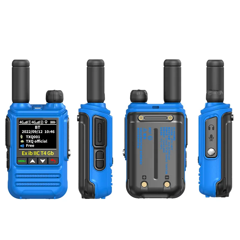 Ex Explosion-proof POC walkie talkie global-ptt 5000km Mini radio Portable Mobile Phone 4G police long range network Explosion