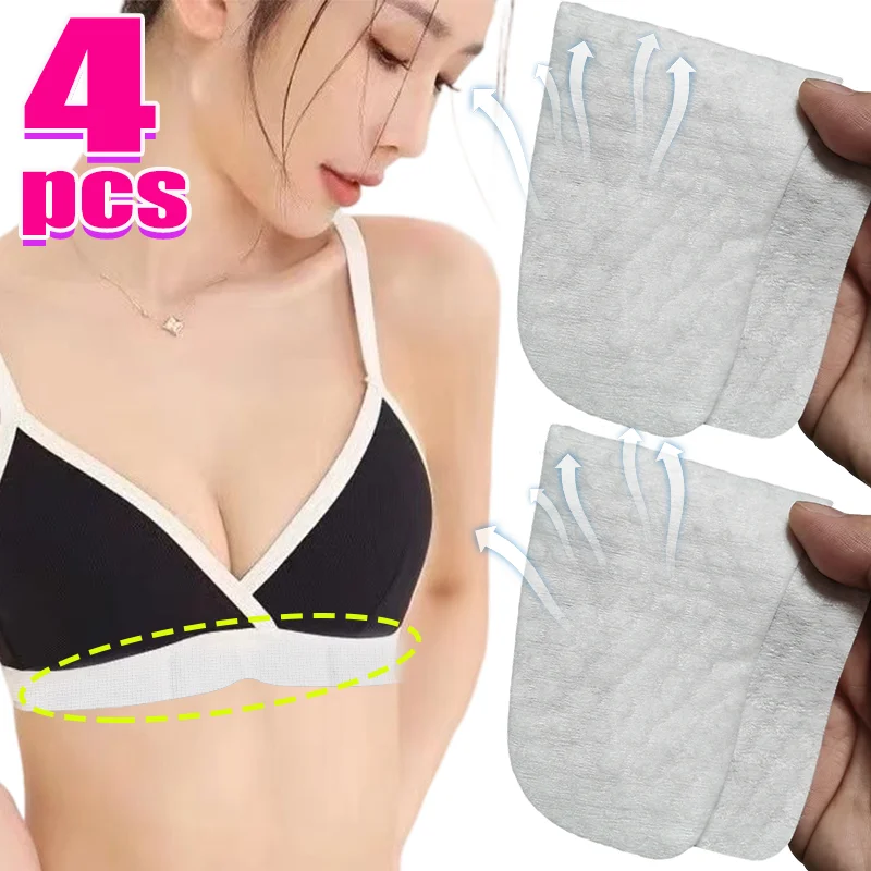 Sweat-absorbing Pad Sweat Proof Bra Liners Disposable Non Woven Pads for Gym Work Invisible Protection Anti Moisture Outdoor