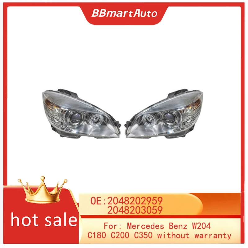 

2048202959 2048203059 BBmartAuto Б/у детали Высококачественная фара L&R для Mercedes Benz W204 C180 C200 C350 без гарантии