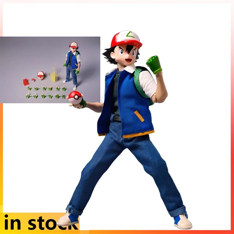

Spot Joy Man Toys Produces 1/12 Scale Movable Figurine Series, Pok É Mon Ash Anime Character Models
