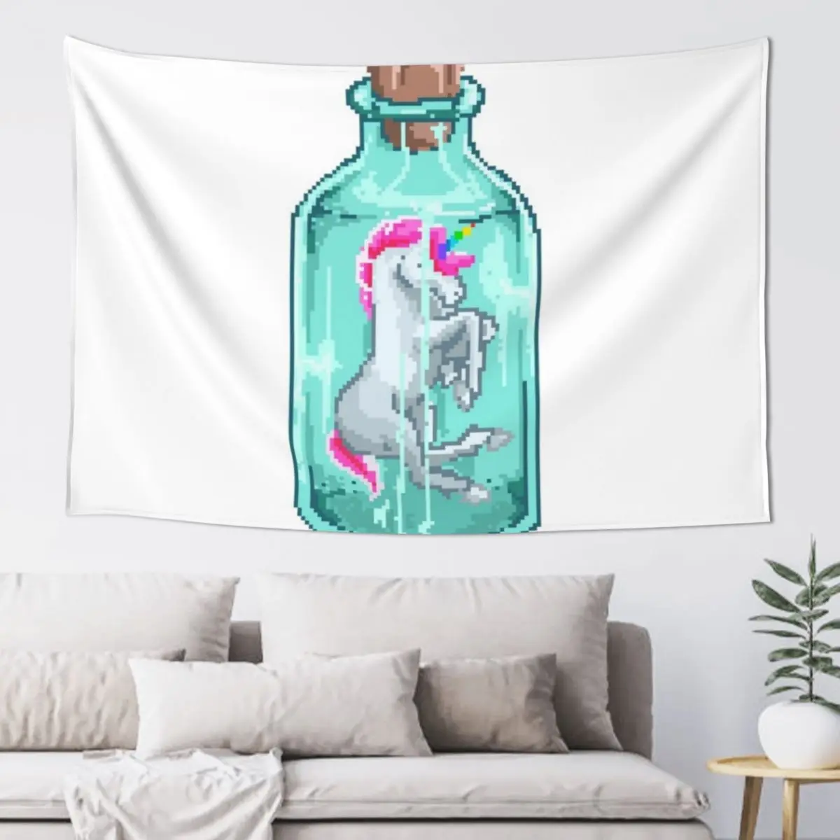 

Unicorn in A Bottle Tapestry Bedrooms Decorations Bedroom Decor Aesthetic Tapestry