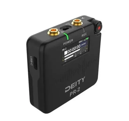 Deity PR-2 Stereo Pocket Recorder With Lavalier Mic (Global Kit) For Vlog Video DSLR Interview Recording Wedding Recorder