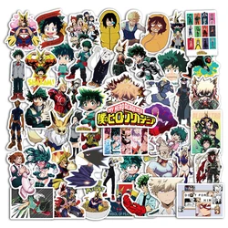 10/30/50/100 Uds. Pegatinas de Anime My Hero Academia, pegatinas de grafiti de dibujos animados, bricolaje, funda de teléfono para portátil, cuaderno, calcomanías divertidas para niños, juguete