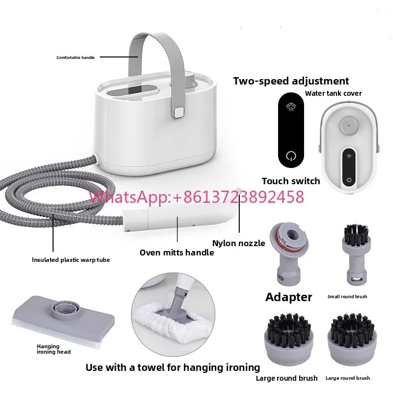 Portable Steam Cleaning Machine, High Pressure And High   Deep Cleaning Suitable For Floor/Kitchen Fast Steril