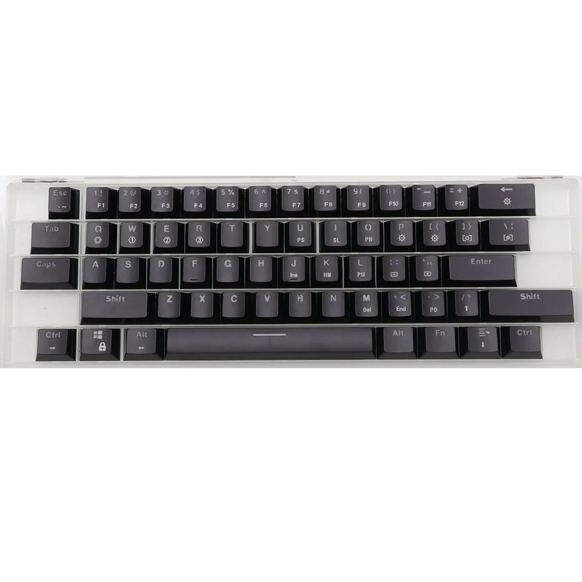 61 Keys Black Keyca… - image