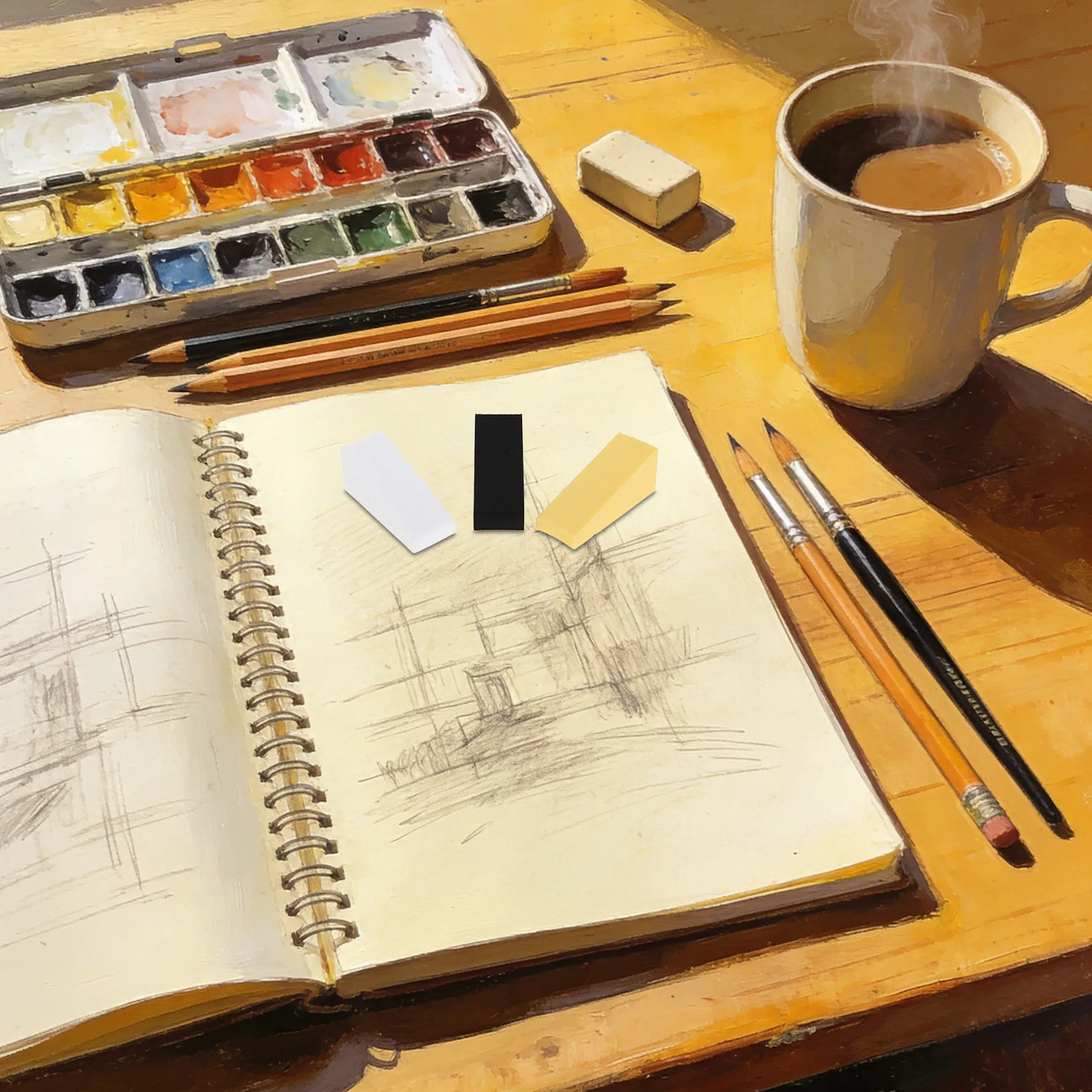 90個入りアーティストペイントウェッジスポンジ 三角形スポン - Art Craft Blend のレビューと価格