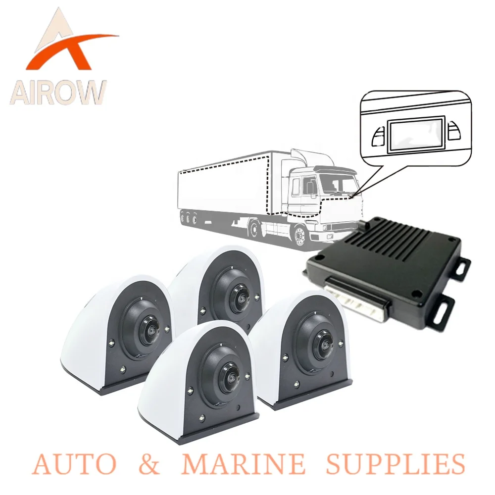 Airow auto Aurround View Monitor System 360 Degree Camera Bird View System for Bus/Van/RV