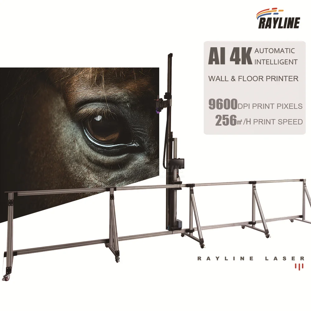 

UV INK AI 4K Вертикальная цифровая печатная машина для стен и пола для украшения стен и пола, принтер Epson на стенах