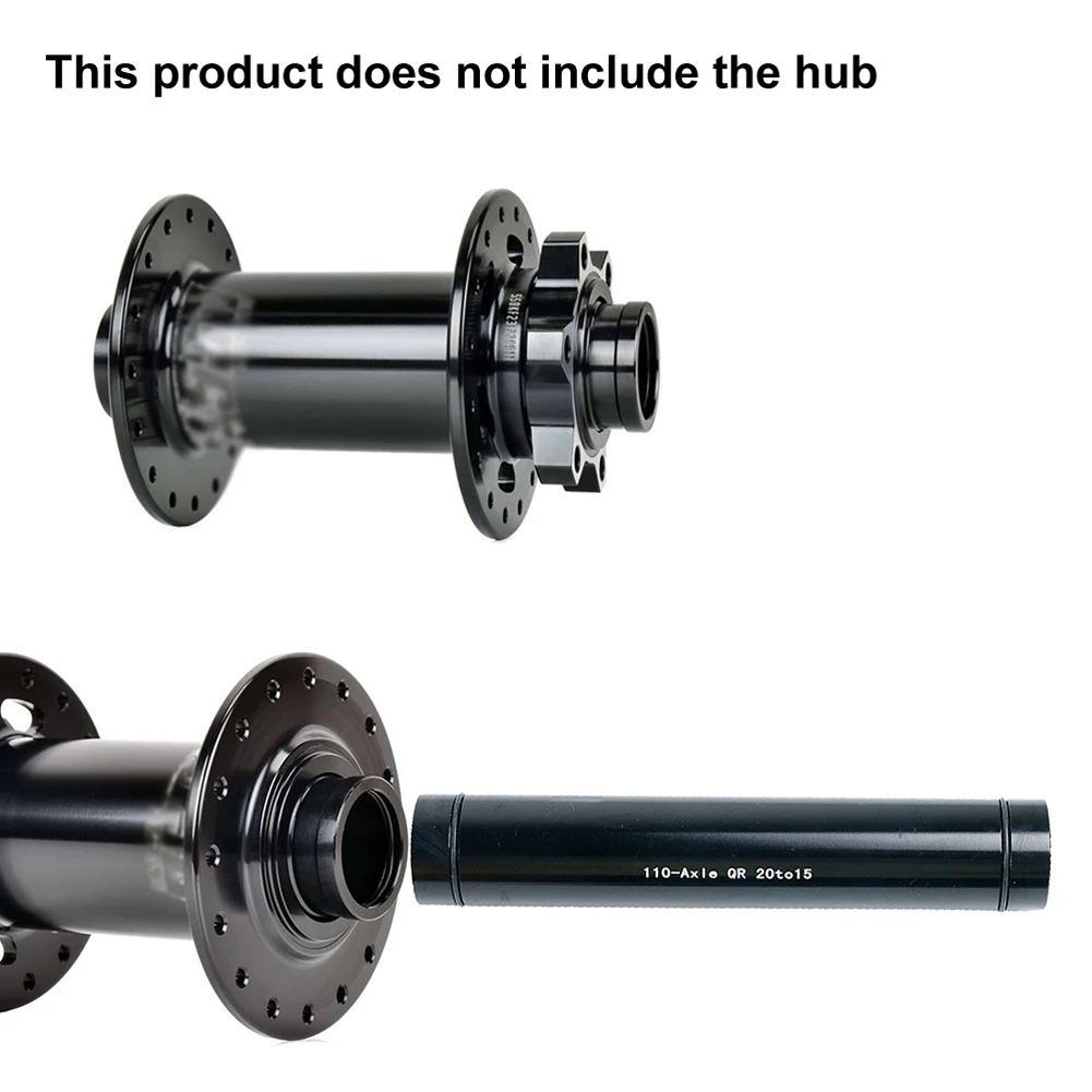 Bike Front Wheel Thru Axle Hub Adapter 20mm To 15mm 100/110mm Front Hub Convertor Cycling Accessories
