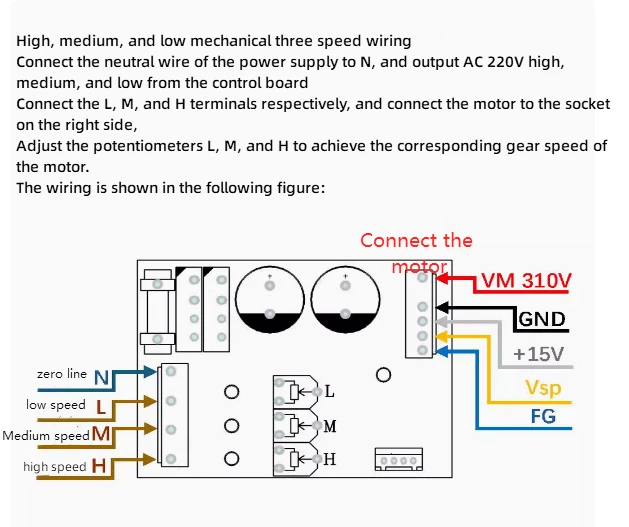 310V DC Brushless Five Wire Internal Unit DC Fan Motor Variable Frequency Air Conditioning Drive Board Control Board