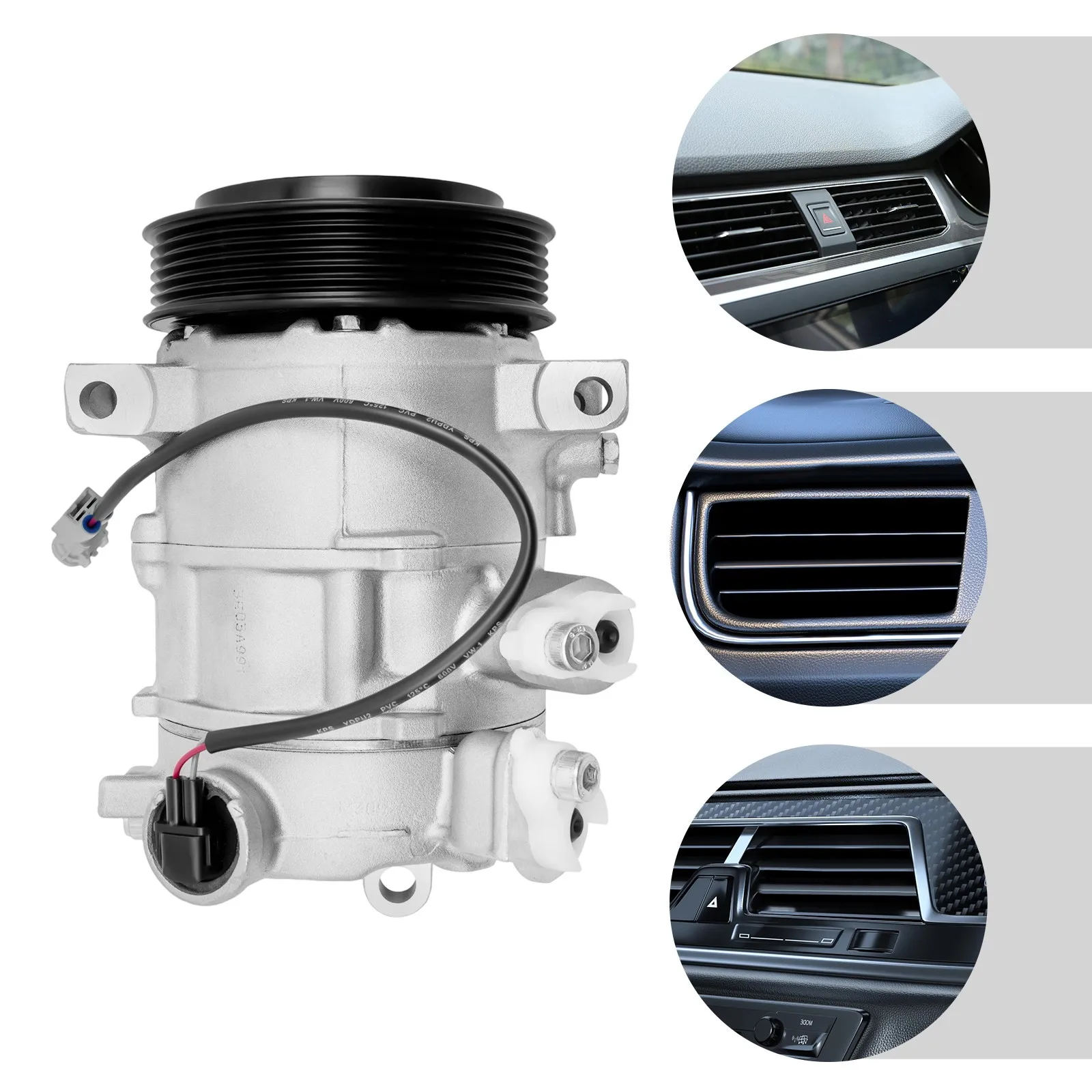 

For Jeep Patriot 2009 2010 2017 20L 24L Ac Compressor With Clutch Replacement Part