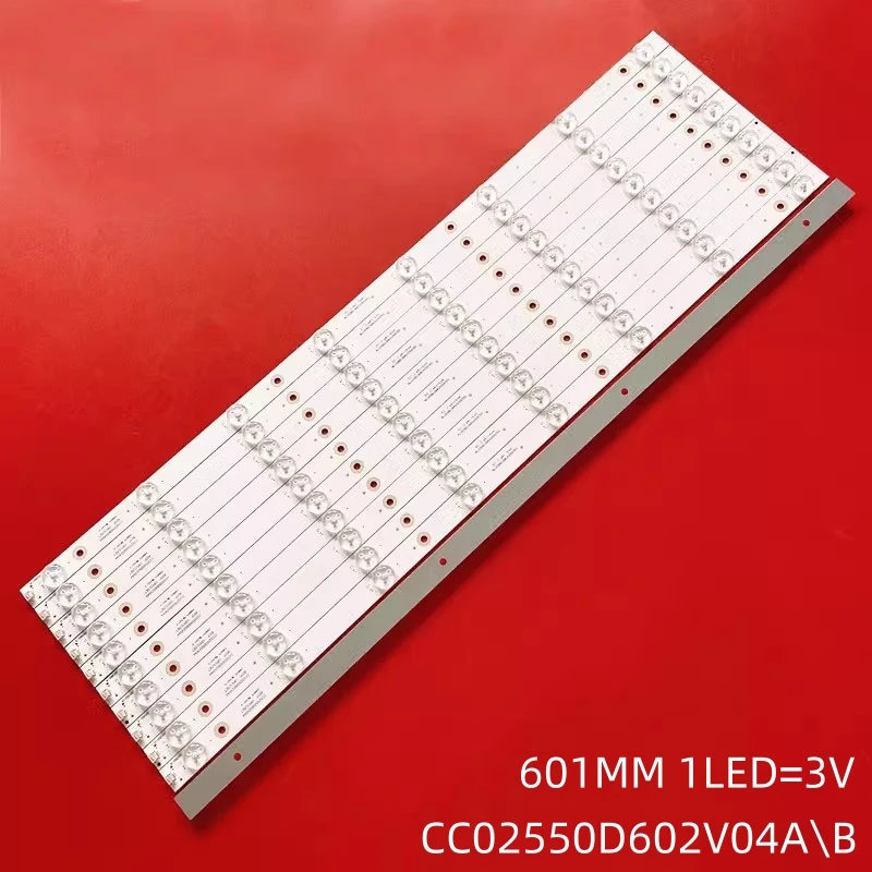 

LED Backlight strip 8 lamp for C550DUJ LED55K11A R55U50 K55 KKTVK55 S55U10 CC02550D602V04A CC02550D602V04B 8S1P