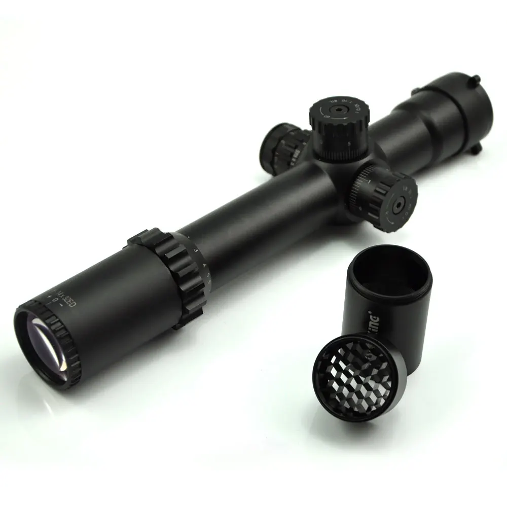 Imagem -02 - Visionking-ffp Hunting Scopes ed Optics Riflescope Sfp Visão Telescópica Ponto Verde Vermelho Militar 114x32