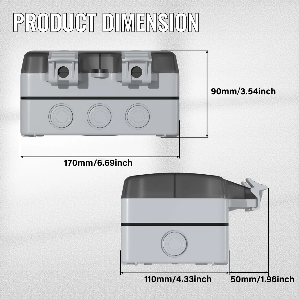 EIOMR France IP66 Weatherproof - огляд і ціна Outdoor Usb Power Outlet